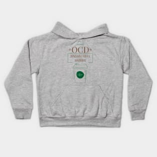 OCD- Obsessive Coffee Disorder Kids Hoodie